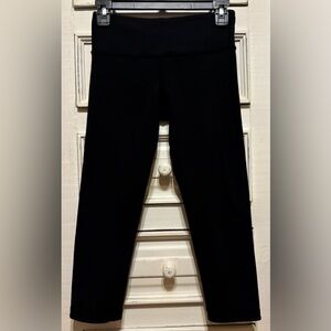 lululemon athletica Black Crop Leggings